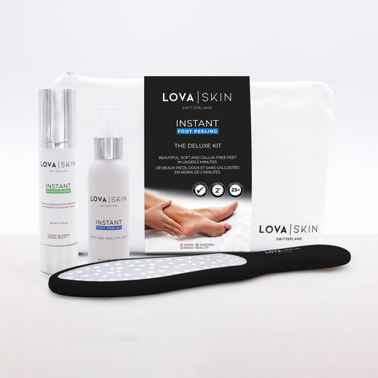 LOVASKIN INSTANT FOOT PEEL Deluxe Kit - WINTER EDITION - 25 applications in a bottle